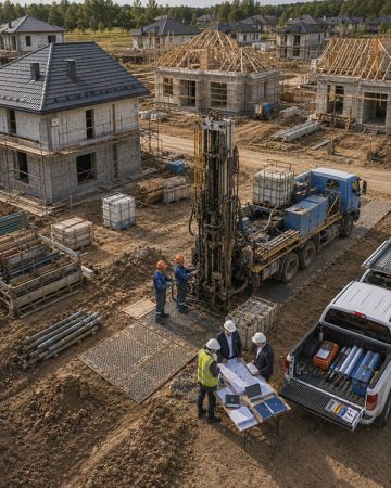 Бурение и обустройство на строительных объектах